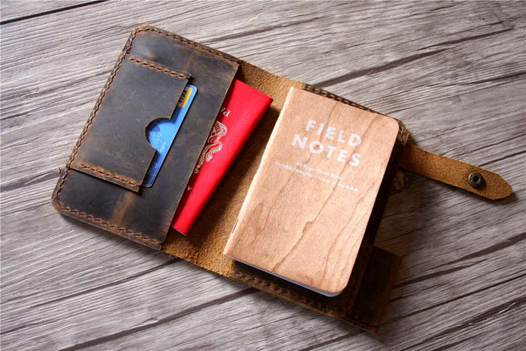 distressed leather field notes cover
