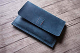 blue leather kindle voyage sleeve