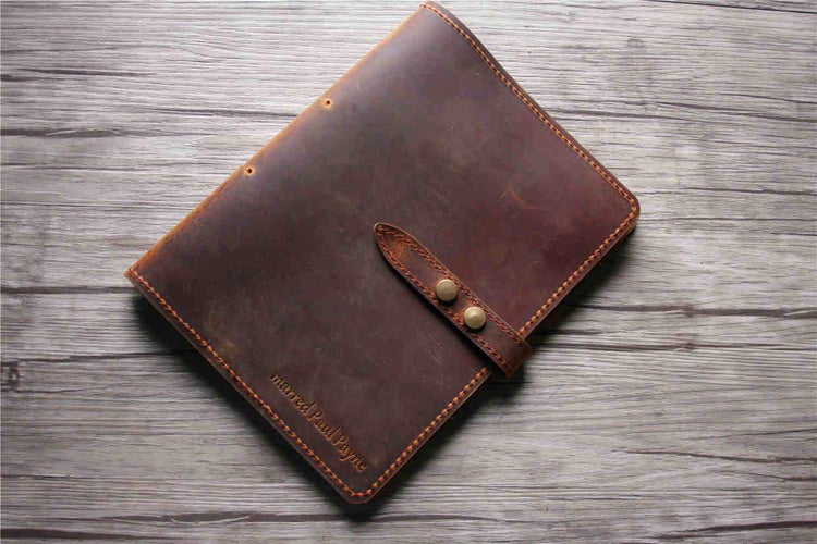 leather sketchbook folio
