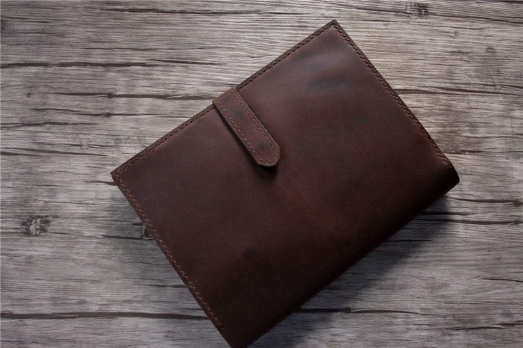 refillable leather binder planner