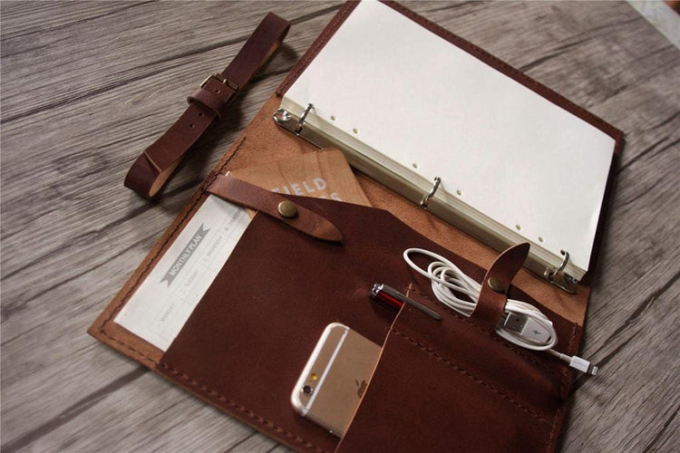 leather binder for men