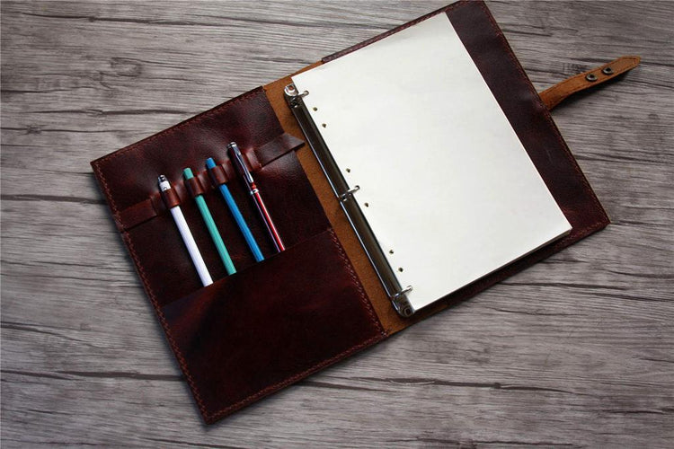 leather binder planner