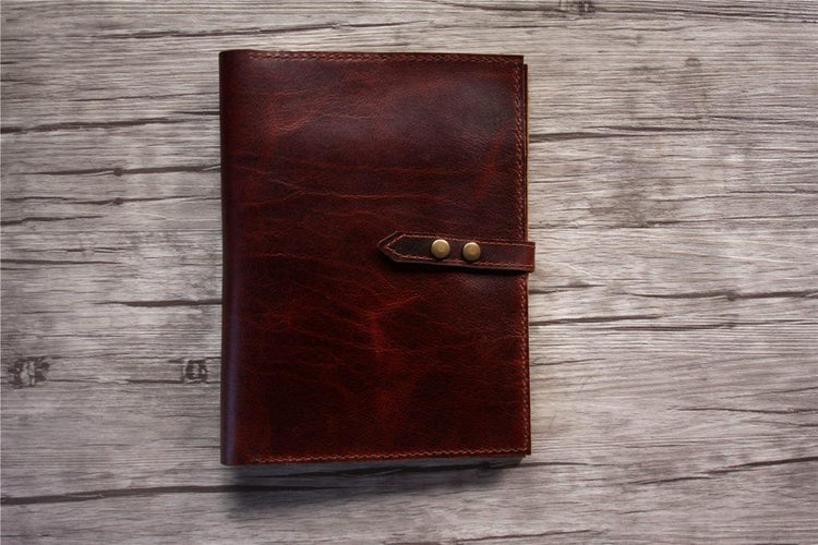 luxury leather binder planner