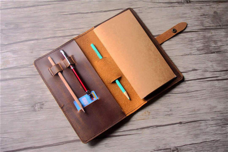 genuine leather traveler's notebook