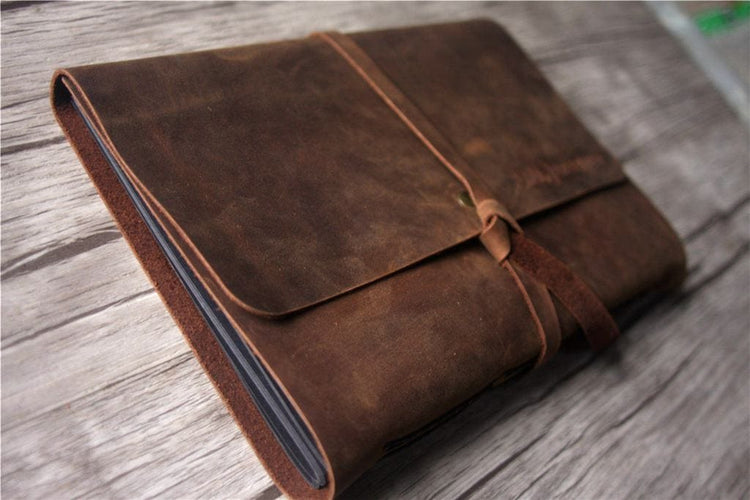 leather bound bridal memory books