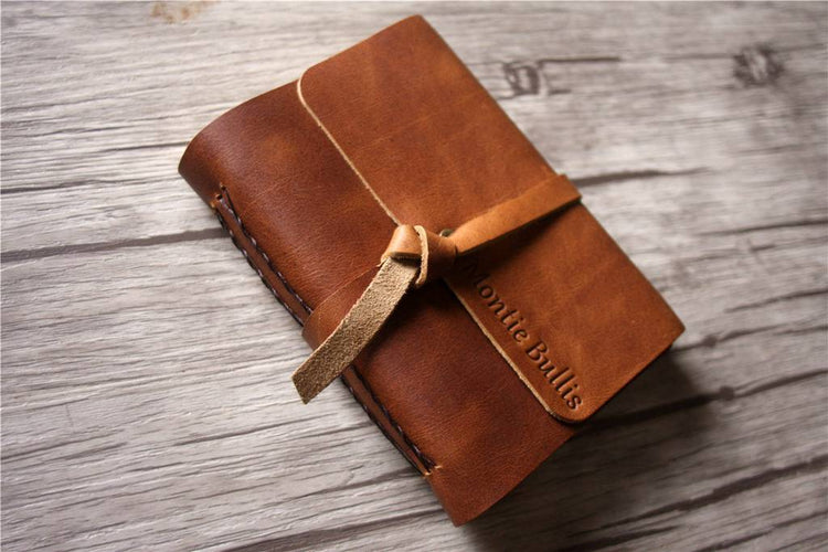 leather bound guest bathroom book photo album