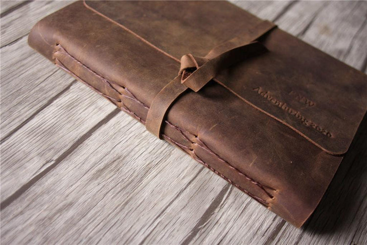 Personalisiertes Geburtstagsalbum aus Leder