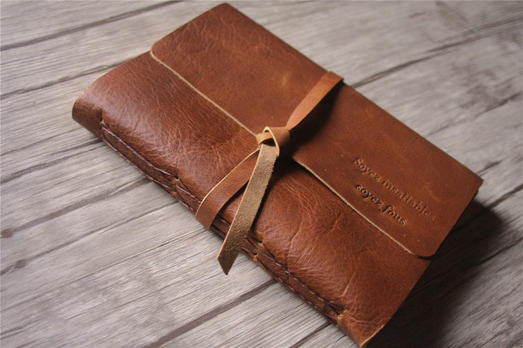 leather bound kindergarten photo memory book