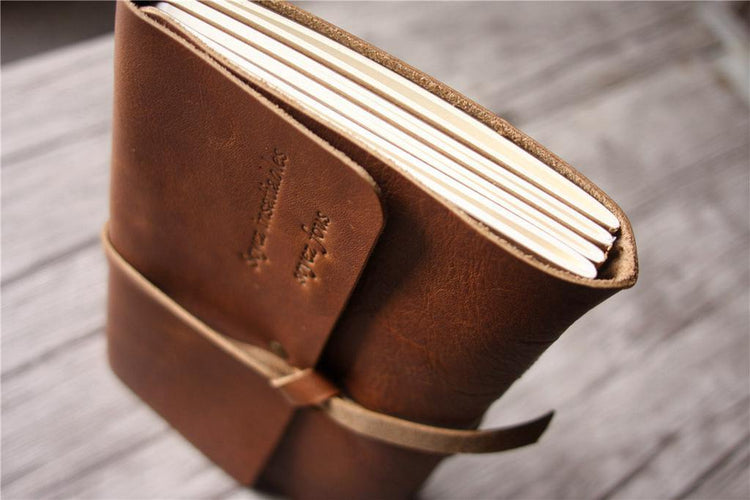 personalized leather kindergarten memory books