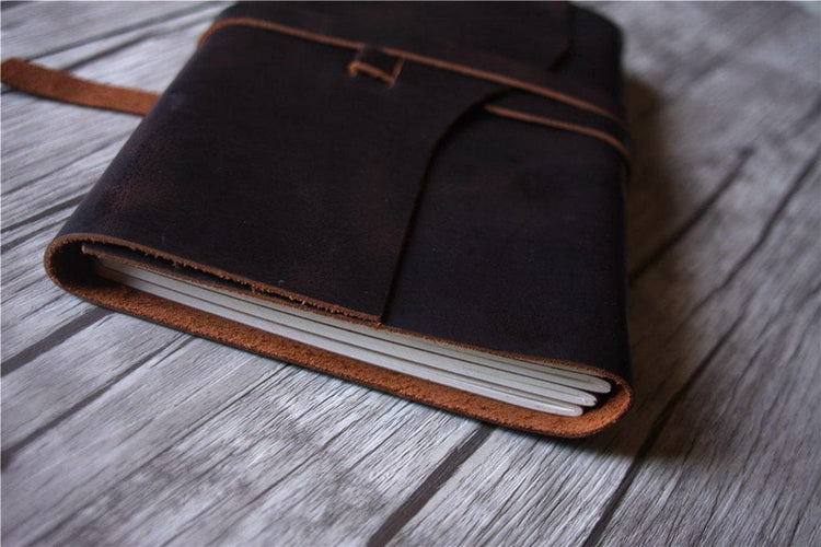 leather bound graduation memory book album