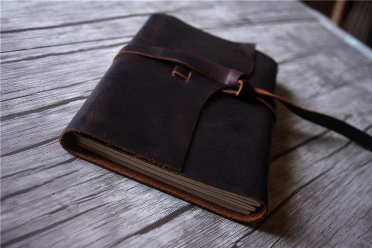 embossed leather memory books