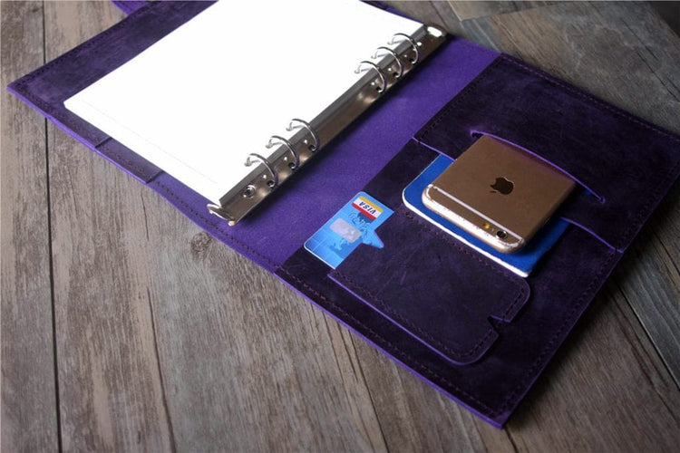leather organizer purse