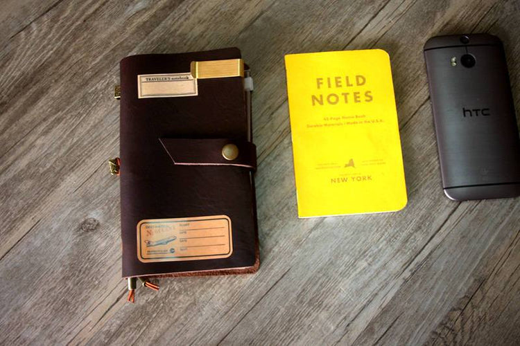 how to make your own traveler's notebook
