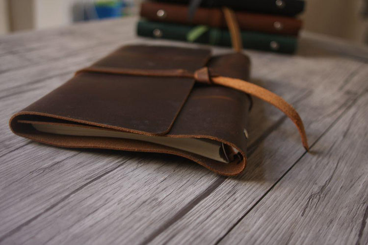 Leather Refillable Journal Binder
