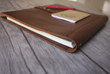 Zippered Extra Large Leather Sketchbook