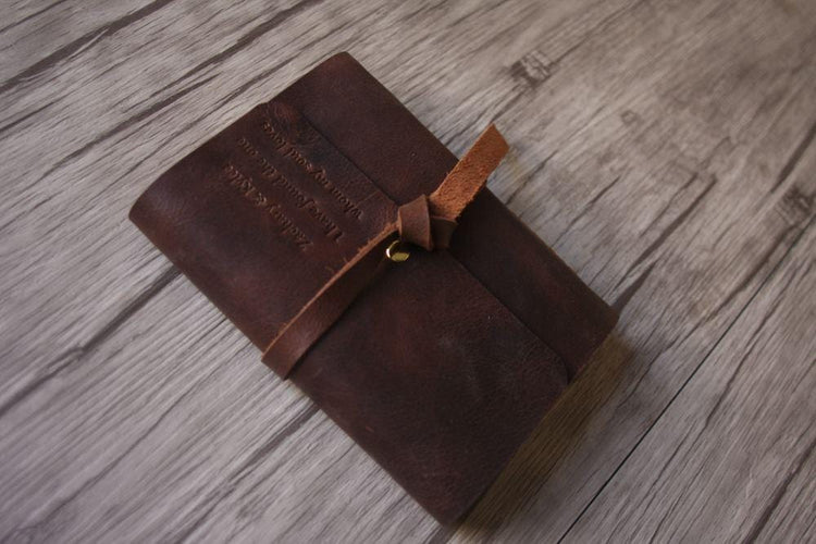 Small Handmade Leather Sketchbook