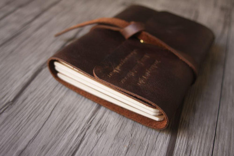 Rustic Handmade Leather Sketchbook