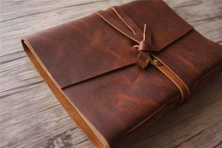 Leather Photo Guest Book