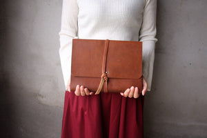 leather birthday party guest book