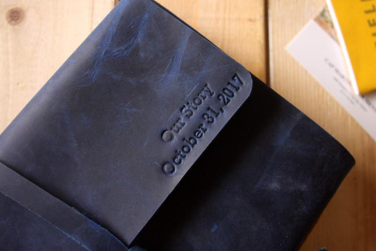 custom leather wedding photo albums