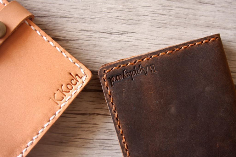 custom leather passport wallet sleeve