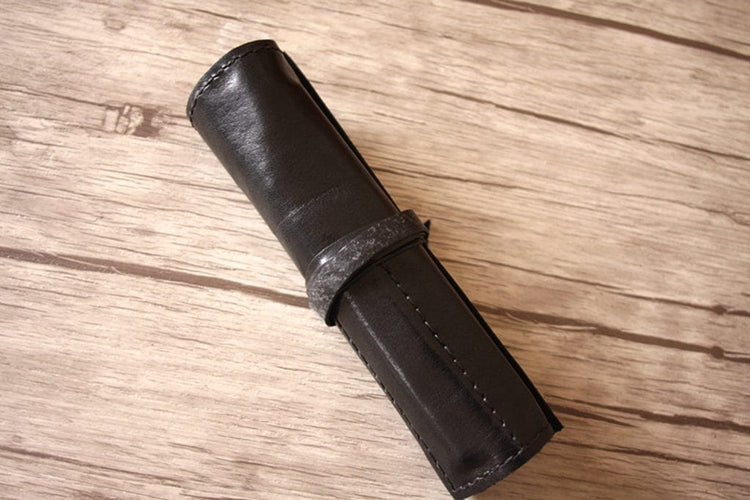 leather pen roll