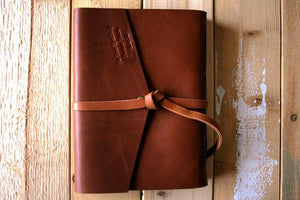 leather bound album book