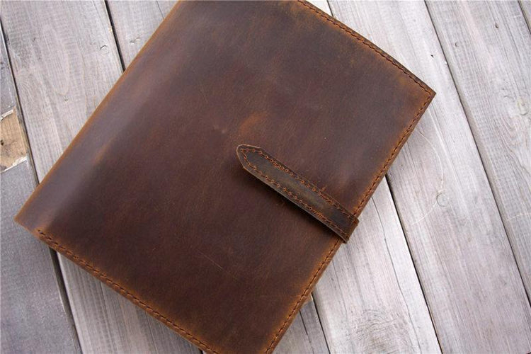 leather portfolio custom