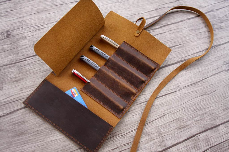 leather pencil bag