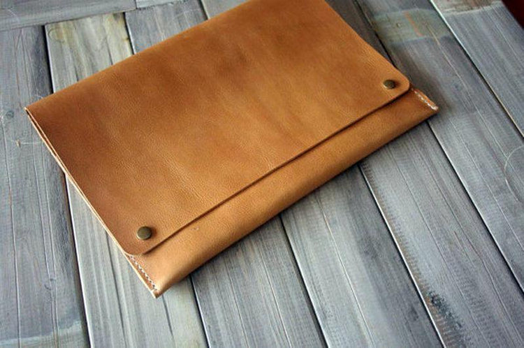 leather surface laptop sleeve cover