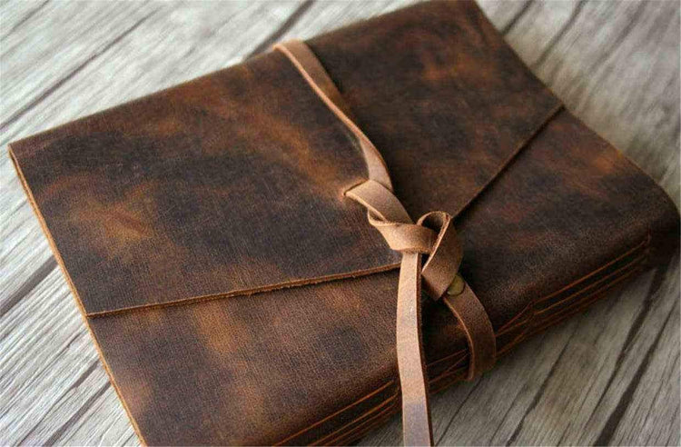 personalized mens leather journal