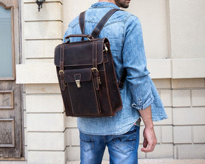 Men's Leather Backpacks