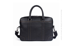 Black Leather Briefcases for Men