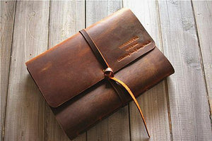 Monogrammed Personalized Leather Gifts for Him or Her