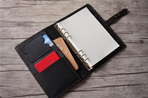 Handmade Personalized Leather Binders - Planner Folders & Covers 