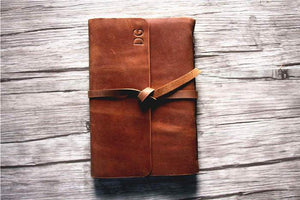 Customizable Leather Wedding Guest Books & Photo Albums