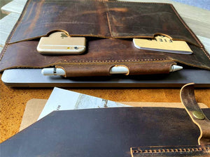 14 Inch Leather Laptop Cases