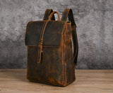 Handcrafted Womens Shopping Leather backpack Purse