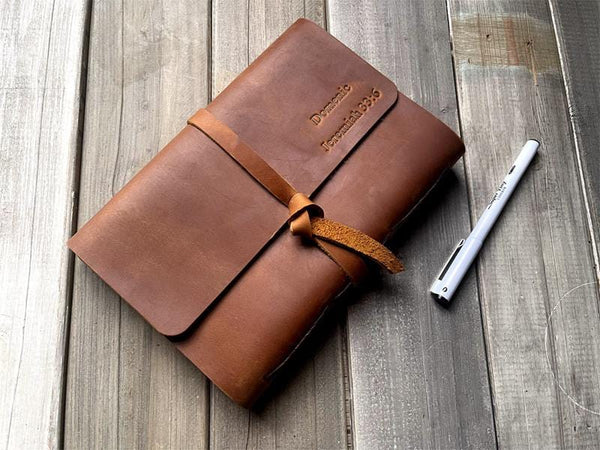 Personalized Leather Bound Journals for Her