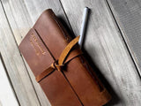 Lined Personalized Leather Journals for Her