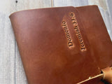 A5 Personalized Leather Journals for Her