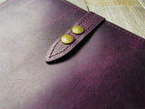 A5 Purple Refillable Leather Journal For Her