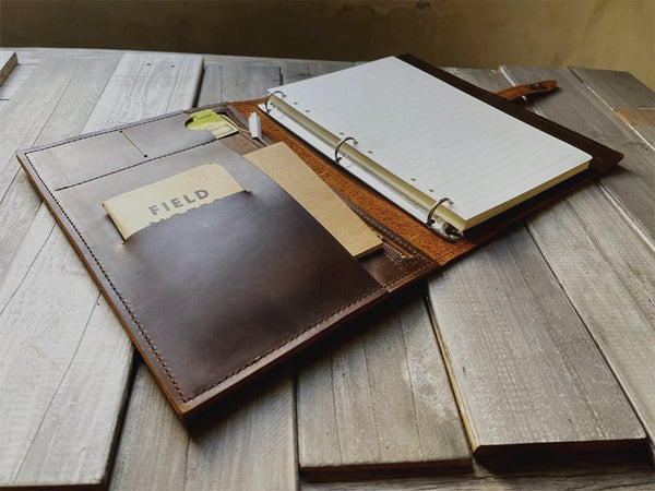 Personalized Large Refillable Leather Journal For Him