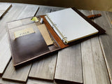 Personalized Large Refillable Leather Journal For Her