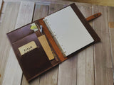 A4 Personalized Large Refillable Leather Journal
