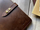 A5 Custom Brown Leather Journal Notebook