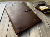 Zippered Leather Macbook Air Sleeve Laptop Case