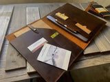Brown Designer Macbook Pro 13-Inch Leather Sleeve Case