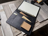 Personalized Black A4 Leather Journal