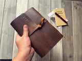 Vintage Handmade Leather Bound Journal blank paper